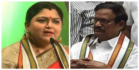 INX Media Case, Khushboo opinion on P. Chidambaram' issue, சிதம்பரம் சட்ட ரீதியாக சந்திப்பார், குஷ்பு கருத்து, திமுக டி.கே.எஸ்.இளங்கோவன், leaders opinion, congress tamilnadu's president ks azhagiri condemn, dmk tks Elangovan