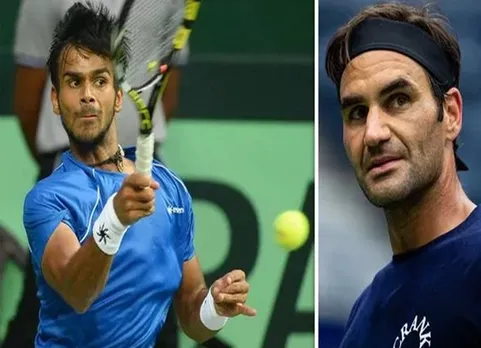 Sumit Nagal losing to roger federer at US Open - அமெரிக்க ஓபன் டென்னிஸ் : ஒற்றை ஆளாக ரோஜர் ஃபெடரரை மிரள வைத்த இளம் இந்திய வீரர்!