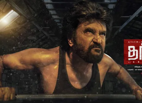 darbar motion poster, darbar movie