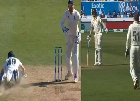 Jonny Bairstow tricks Steve Smith into diving for his life video - ஒரு ஜாம்பவானை இப்படியா இன்சல்ட் பண்றது? - ஆஷஸ் டெஸ்ட் அலப்பறை