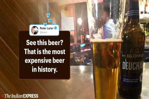 uk pub charges aussie journalist peter lalor $100k for one beer, peter lalor, the australian, deuchers ipa, உலகிலேயே அதிக விலை பீர், ஆஸ்திரேலியா பத்திரிகையாளர் பீட்டர் லாலோர், most expensive beer, trending, Tamil indian express, Tamil indian express news