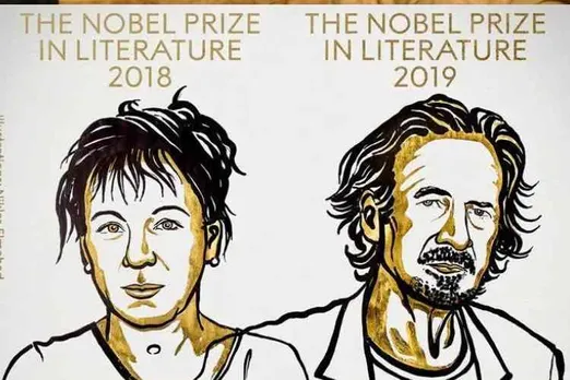 nobel prize in literature, literature nobel 2019, peter handke, olga tokarczuk, நோபல் பரிசு அறிவிப்பு, இலக்கியத்துக்கான நோபல் பரிசு, பீட்டர் ஹேண்ட்கே, ஓல்கா டோகார்ஸுக், literature nobel prize winners, who won nobel in literature, nobel prizes 2019, Tamil indian express