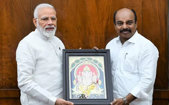 AIADMK MP Meets PM Narendra Modi, Vijayakumar MP Meets PM Modi, PM Narendra Modi Chennai visit, பிரதமர் நரேந்திர மோடி, விஜயகுமார் எம்.பி