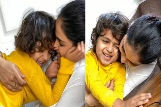 Genelia D'souza birthday wishes for riaan