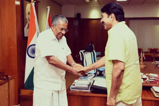 Mammootty meets Pinarayi Vijayan