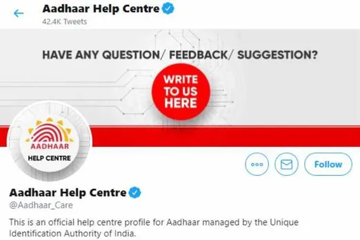 Twitter, Aadhaar card, UIDAI