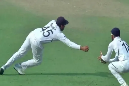 ind vs ban 2nd test day 1 live score rohit, saha catch video - ரசிகர்கள் மனதை கொள்ளையடித்த ரோஹித், சஹா கேட்ச் - வீடியோவை பார்த்தாலே விசிலடிக்கத் தோணுதே!!