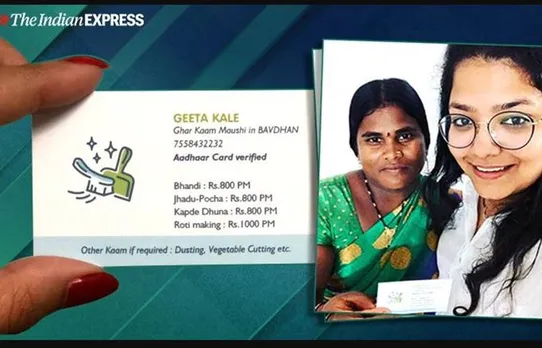 Pune housemaid’s smart business card goes viral