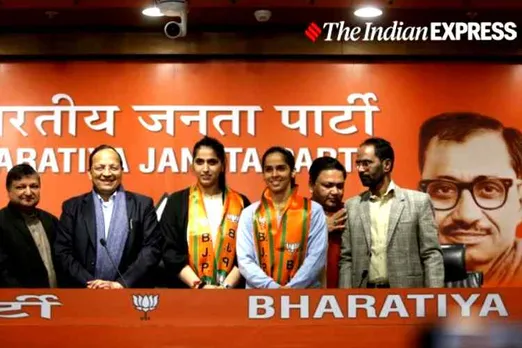 Saina Nehwal, Saina Nehwal joins BJP, சாய்னா நெஹ்வால், பேட்மிண்டன் வீராங்கனை, சாய்னா நெஹ்வால், பாஜகவில் இணைந்த சாய்னா நெஹ்வால், Former world number one badminton player Saina Nehwal, Saina Nehwal calls Narendra Modi an inspiration, bjp jp nadda, saina joins bjp, bjp, saina nehwal praise pm modi