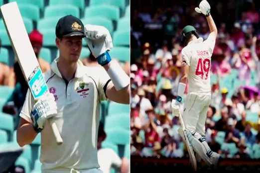 Steve Smith first single after 45 minutes aus vs nz 3rd test Melbourne cricket video - சிங்கிள் ரன்னுக்கே மூச்சு வாங்கிய சிங்கம்! என்னாச்சு ஸ்மித்? (வீடியோ)