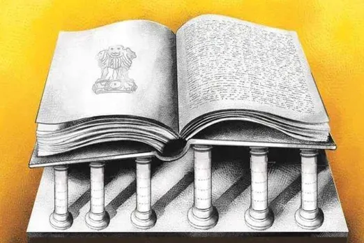 constitution of india, indian consitution social justice, nani, palkhivala indian constitution, kashmir lockdown, indian express news,