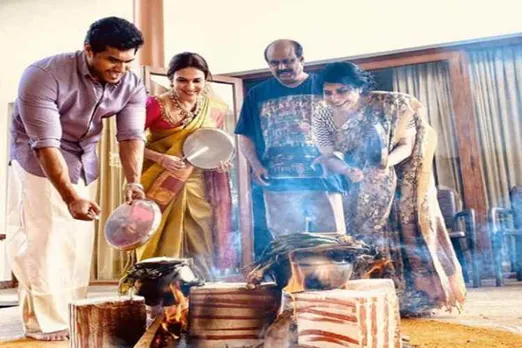 pongal. pongal2020, pongal celebration, rajinkanth, soundarya rajinikanth, kattil movie, shrusti donge, pongal , jallikattu, madurai,