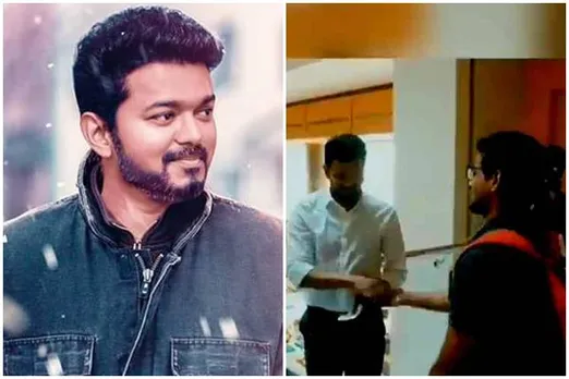 actor vijay, vijay, vijay bigil, vijay thalapathy 64, master first look poster, விஜய், மாஸ்டர், தளபதி 64, Vijay fan show magic, விஜய்க்கு மேஜிக் காட்டிய ரசிகர், fan magic to actor Vijay at Bigil shooting spot