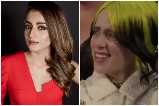 trisha, oscar award 2020, eminem billie eilish, திரிஷா, ஆஸ்கர் விருது 2020, எமினெம் பில்லி எலிஷ்,