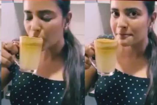 Aishwarya Rajesh Dalgona Coffee