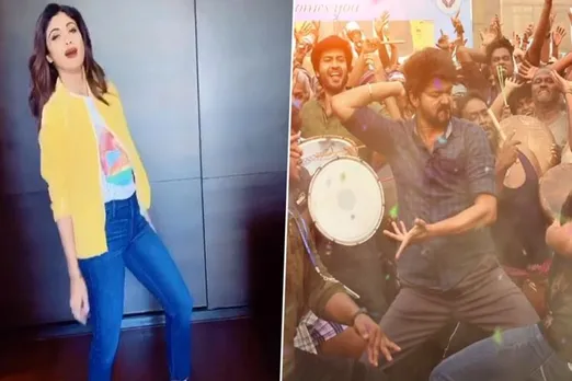 Shilpa Shetty Vaathi Coming tik tok video, thalapathy vijay, master movie