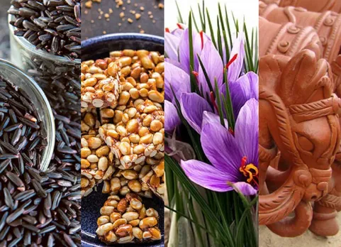 Manipur's Chak-Hao, Kovilpatti kadalai mittai ,Gorakhpur terracotta, Kashmir Saffron got Geographical Indication tag