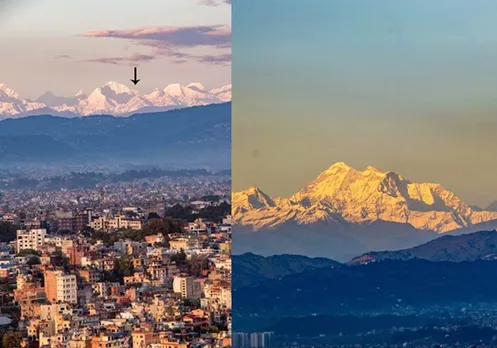 Mount Everest became visible in Kathmandu after coronavirus lockdown imposed