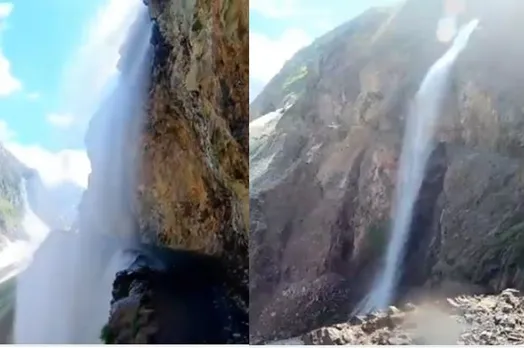 Trending viral video of narrow Himachal road leaves netizens shocked