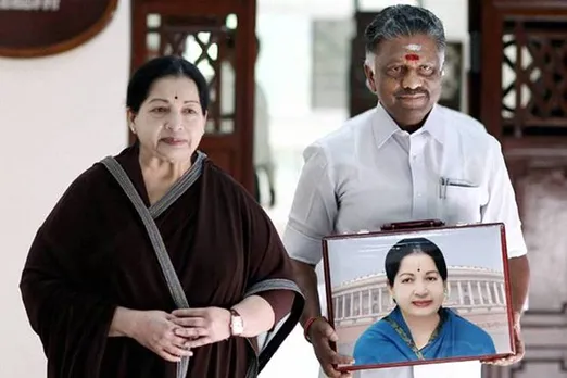 Jayalalithaa with OPS