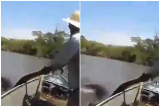 man trying to capture anaconda snake, anaconda snake, anaconda viral video,அனகொண்டா, அனகொண்டா பாம்பு பிடிக்கும் வீடியோ, வரைல் வீடியோ, தமிழ் வைரல் வீடியோ, anaconda trending video, tamil viral video news, tamil trending video news, latest viral video news, anaconda video