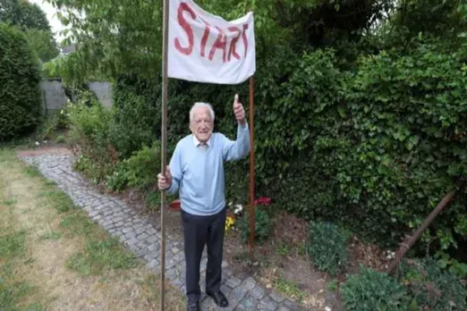 corona virus, covid pandemic, Belgium, 103-year-old marathon runner, COVID-19 research, COVID-19 research marathon, COVID-19 research fund, COVID-19 relief, COVID-19 relief marathon, Rotselaar, Belgium, Coronavirus, COVID-19 Belgium updates, Trending news, Indian Express news
