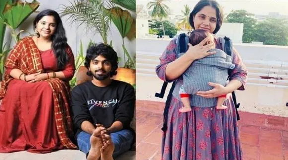 Saindhavi Shares picture with her daughter