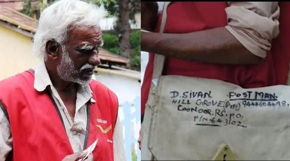 Coonoor mail deliverer Sivan put his life on the line to deliver mails to those living in the forest