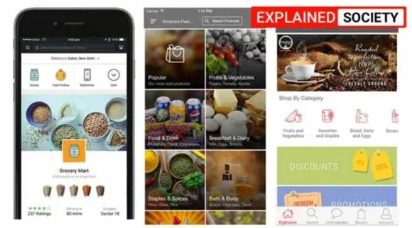 Corona virus, Human behaviour, online shopping, Covid-19, covid 19 online sales, covid 19 online ordering, amazon prime, big basket, online grocery shopping, coronavirus, indian express, explained news