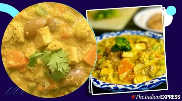 Easy Veg Kuruma Recipe in Tamil, Veg korma