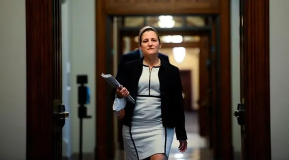 Chrystia Freeland named Canada's first female finance minister