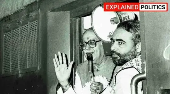 PM Modi, Ayodhya, Ram temple, narendra modi, ayodhya temple, ayodhya temple construction, august 5 ayodhya temple, l k advani ram rath yatra, advani ayodhya temple, gujarat riots, modi gujarat cm, indian express, express explained
