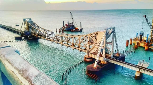 Railway minister Piyush goyal released animation video of pamban new bridge