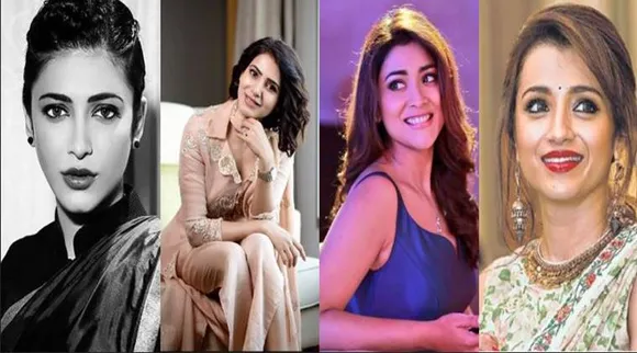 Tamil Actress Then and Now - Trisha, Samantha, Shruti Haasan