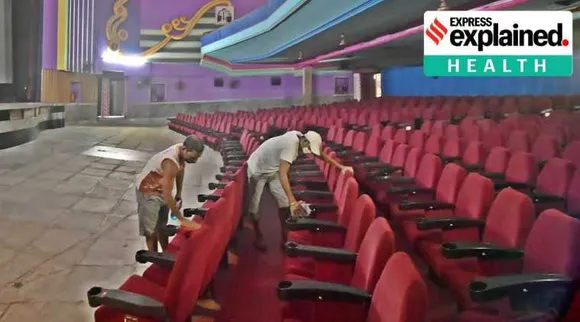 cinema halls, cinema halls guidelines, cinema halls rules, cinema halls sops, cinema halls reopen guidelines, கொரோனா வைரஸ், அக்டோபர் 15 முதல் திரையரங்குகள் திறப்பு, சினிமா தியேட்டர்கள், cinema halls reopening date, cinema halls sops, மல்டிபிளக்ஸ், வழிகாட்டு நெறிமுறைகள், movie theatres rules, cinema halls reopen, new rules cinema halls, movie screening timings, tamil indian express, express explained, explained covid, coronavirus