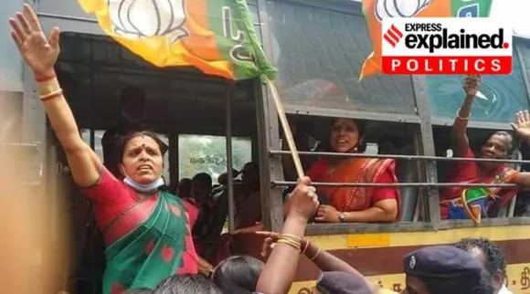 Tamil Nadu Manusmriti controversy, Thirumavalavan BJP Manusmriti, BJP Manusmriti controversyy Tamil Nadu, திருமாவளவன், விசிக, மனுஸ்மிரிதி சர்ச்சை, அதிமுக, பாஜக, Thirumavalavan Tamil Nadu, AIADMK Tamil Nadu, thirumavalavan vck, tamil nadu bjp manusmiriti controversy, dmk, vck, bjp