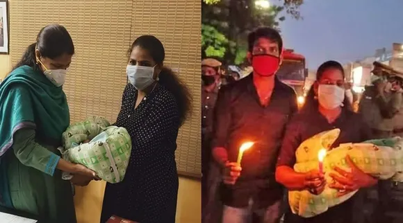 கனிமொழியின் போராட்டத்தில் இடம்பெற்ற கைக்குழந்தை; நேரில் சந்தித்தார் எம்.பி.