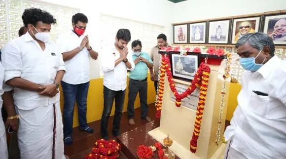 vidiyalai nokki, Stalin voice, dmk election campaign, dmk election campaign strategy, திமுக, திமுக தேர்தல் பிரசாரப் பயணம், விடியலை நோக்கி, ஸ்டாலினின் குரல், உதயநிதி ஸ்டாலின், திருவாரூர், udhayanidhi started election campaign, dmk, thiruvarur, nagapattinam, 75 days, 15 leaders, 1500 meeting, 15000 km travel