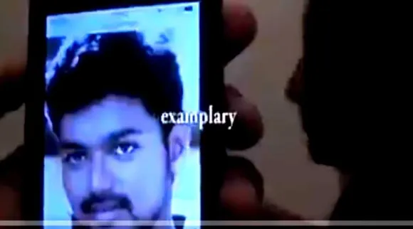 vijay's die hard fan, vijay fan girl, girl make up like vijay, விஜய், விஜய் ரசிகை, விஜய்யாக மாறிய ரசிகை, வைரல் வீடியோ, viral video, lady vijay, vijay girl fan became like vijay
