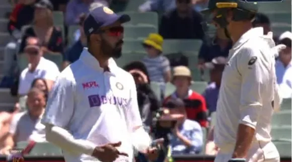 KL Rahul has animated words with Mitchell Starc after his dismissal is reversed - தப்பிப் பிழைத்து மீண்டும் வந்த ஸ்டார்க்; கே எல் ராகுல் கொடுத்த வரவேற்பு: வீடியோ