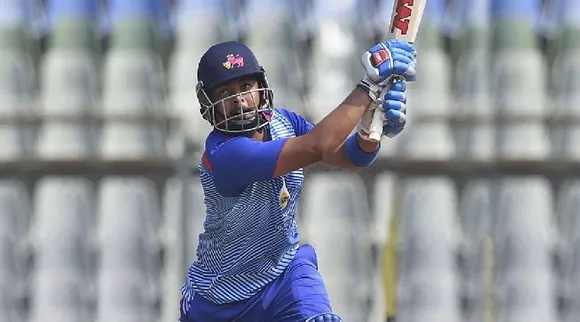 Cricket news in tamil Prithvi Shaw slams highest individual score in Vijay Hazare Trophy