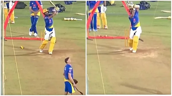 Ipl 2021 cricket Tamil News; Cheteshwar Pujara smashes sixes in CSK’s nets with new batting stance