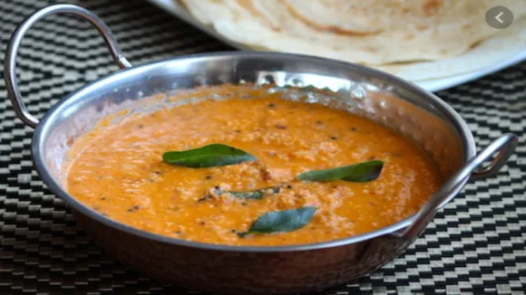 Roasted Coconut Tomato Chutney Recipe Tomato chutney Coconut Chutney