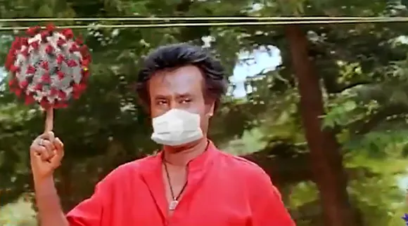கேரளாவிலும் கொரோனா விழிப்புணர்வில் ரஜினி: மாஸ்க் போடாதவர்களை பந்தாடும் வீடியோ!