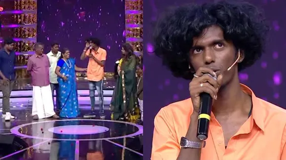 vijay tv, cooku with comali, bala, kpy bala, விஜய் டிவி, பாலா, பாலா எமொஷனல் பேச்சு, மா க ப ஆனந்த், bala emotional speech, ma ka pa anand offer dress to bala, vijay tv varuththappadatha vaalibar sangam, bala parents