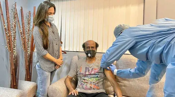 கொரோனா தடுப்பூசி செலுத்திக்கொண்டார் நடிகர் ரஜினிகாந்த்