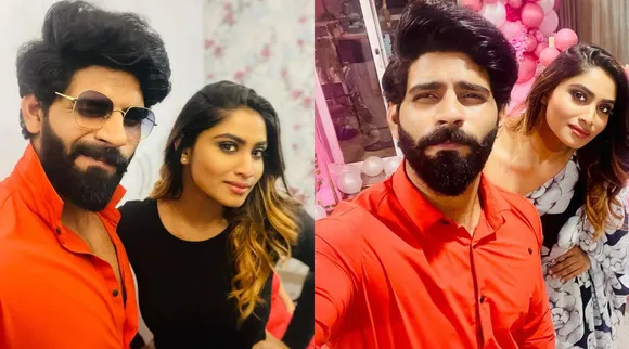 bigg boss, bigg boss fame shivani narayanan, shivani, bigg boss balaji, balaji celebrates shivani birthday, பிக் பாஸ், ஷிவானி நாராயணன், ஷிவானி, பாலாஜி, பிக் பாஸ் பாலாஜி, ஷிவானி பிறந்தநாள் கொண்டாட்டம், ஷிவானி பாலாஜி புகைப்படம், மக்கு ரோபோட், வைரல் புகைபடம், makku robot shivani, balaji shivani photos goes viral