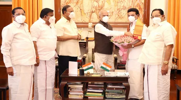 ஆளுநருடன் ஸ்டாலின் சந்திப்பு: 7-ம் தேதி காலையில் புதிய அமைச்சரவை பதவி ஏற்கிறது