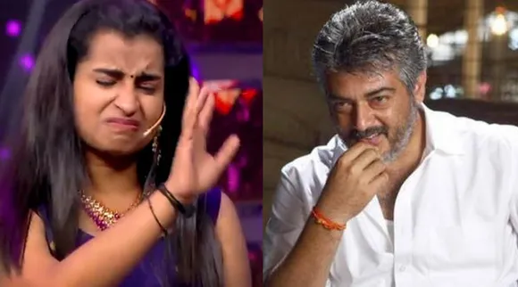 அஜித் ரசிகர்களிடம் மாட்டிக்கொண்ட ஷிவாங்கி :அப்படி என்னதான் செய்தார்?