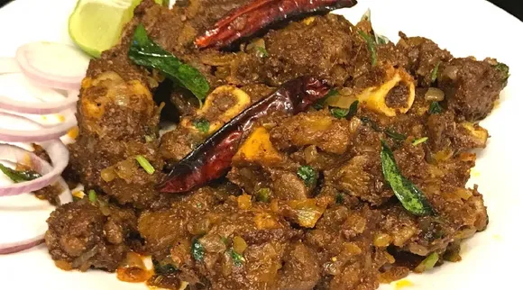 Mutton Sukka varuval in Tamil: Mutton Chops village style in tamil
